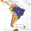 Rubbel Weltkarte - Englisch| Scratch world map - English